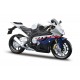 Maisto 1:12 BMW S 1000 RR Motorcycle,White Red Blue